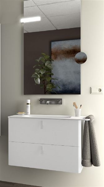 Photo de l'article SALGAR Meuble sous lavabo suspendu 2 tiroirs UNIIQ (800x540x450 mm)