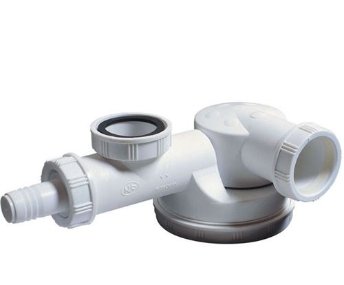 Photo de l'article WIRQUIN Siphon gain de place pour vier 1 bac- ESPACE