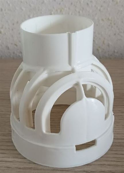 Photo de l'article UBBINK Coude de remplacement horizontal (80/125) pour terminal de chaudire  condensation .