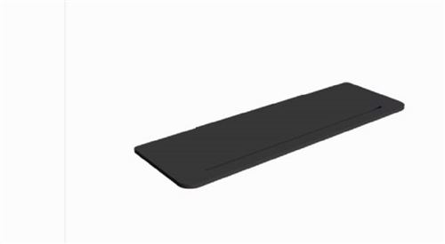 Photo de l'article PELLET Tablette de douche droite en aluminium thermolaqu  - ALUR - Fabrication Franaise