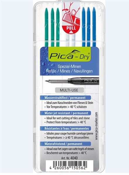 Photo de l'article PICA Coffret de mines couleurs de rechange pour Pica DRY