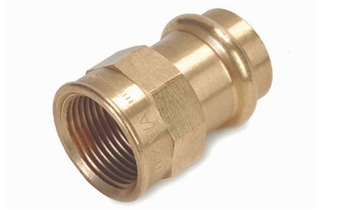 Photo de l'article Sanitaire-distribution Raccord  sertir Press Manchon FF 16x1/2  Raccord  sertir cuivre eau