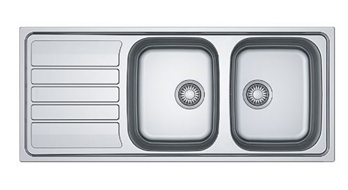 Photo de l'article FRANKE Evier 2 bacs avec �gouttoir  FLASH FLN 621