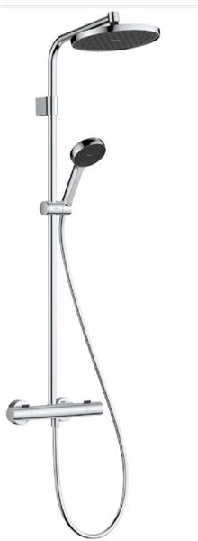 Photo de l'article HANSGROHE Colonne de douche ACTIVERA S 240 1 jet EcoSmart avec mitigeur thermostatique Ecostat Fine
