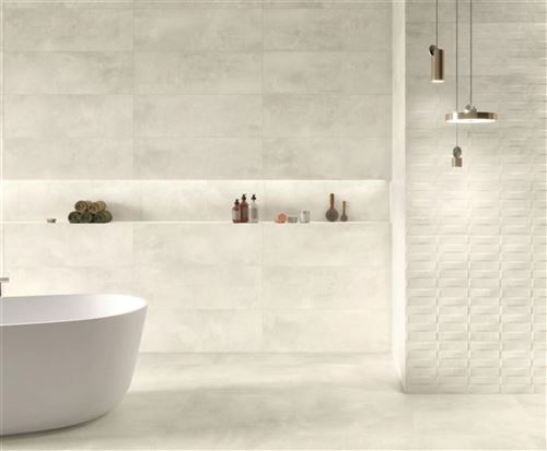 Photo de l'article GRESPOR Carrelage de sol int�rieur effet b�ton - S�rie GLADE (44.7X44.7cm) 