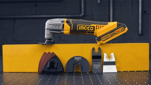 Photo de l'article INGCO Outil oscillant sans fil P20S 20V avec accessoires