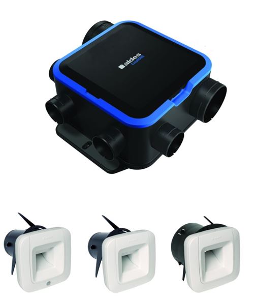 Photo de l'article ALDES Kit VMC EasyHOME hygro compact Premium MW BDH
