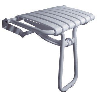 Photo de l'article PELLET Sige de douche escamotable avec bquille grande taille