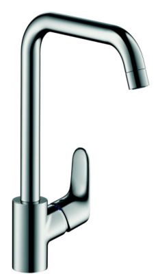Photo de l'article HANSGROHE Mitigeur vier bec haut forme rectangulaire FOCUS M41