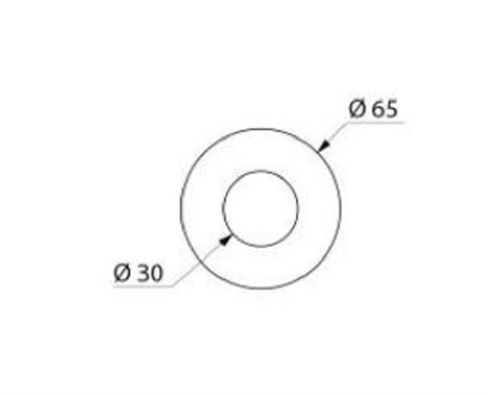 Photo de l'article DELABIE Paire de rosaces plates