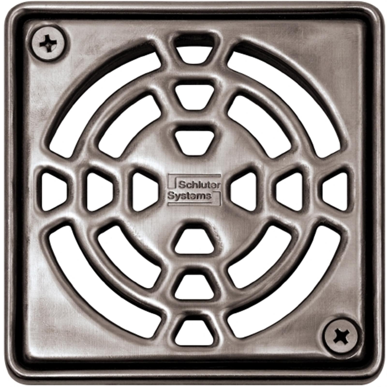 Photo de l'article SCHLUTER Kit grille/cadre avec rallonge de cadre et excentrique sans siphon KERDI DRAIN