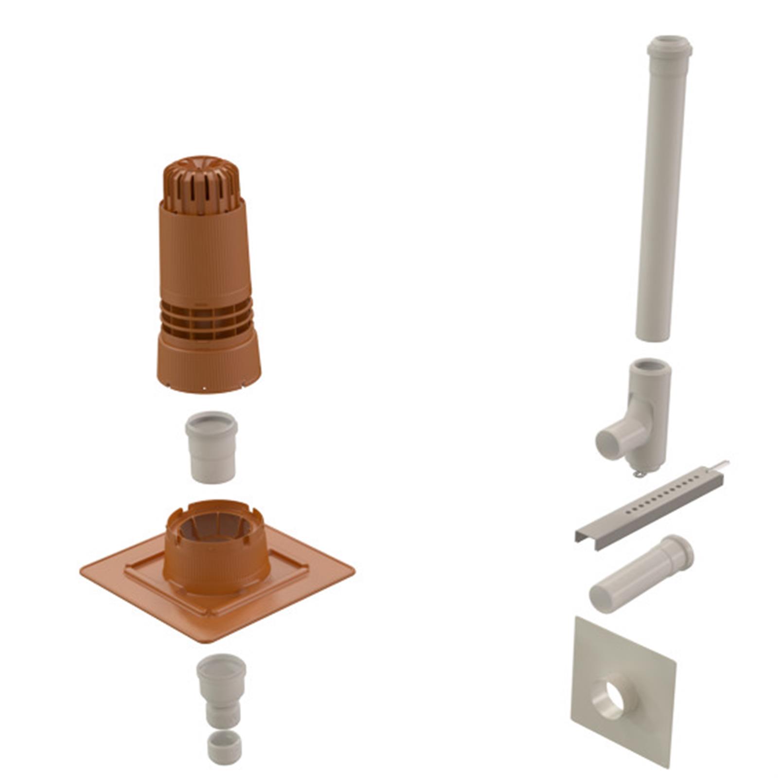 Photo de l'article UBBINK Kit entre murale Renolux Condensation 60/100-60