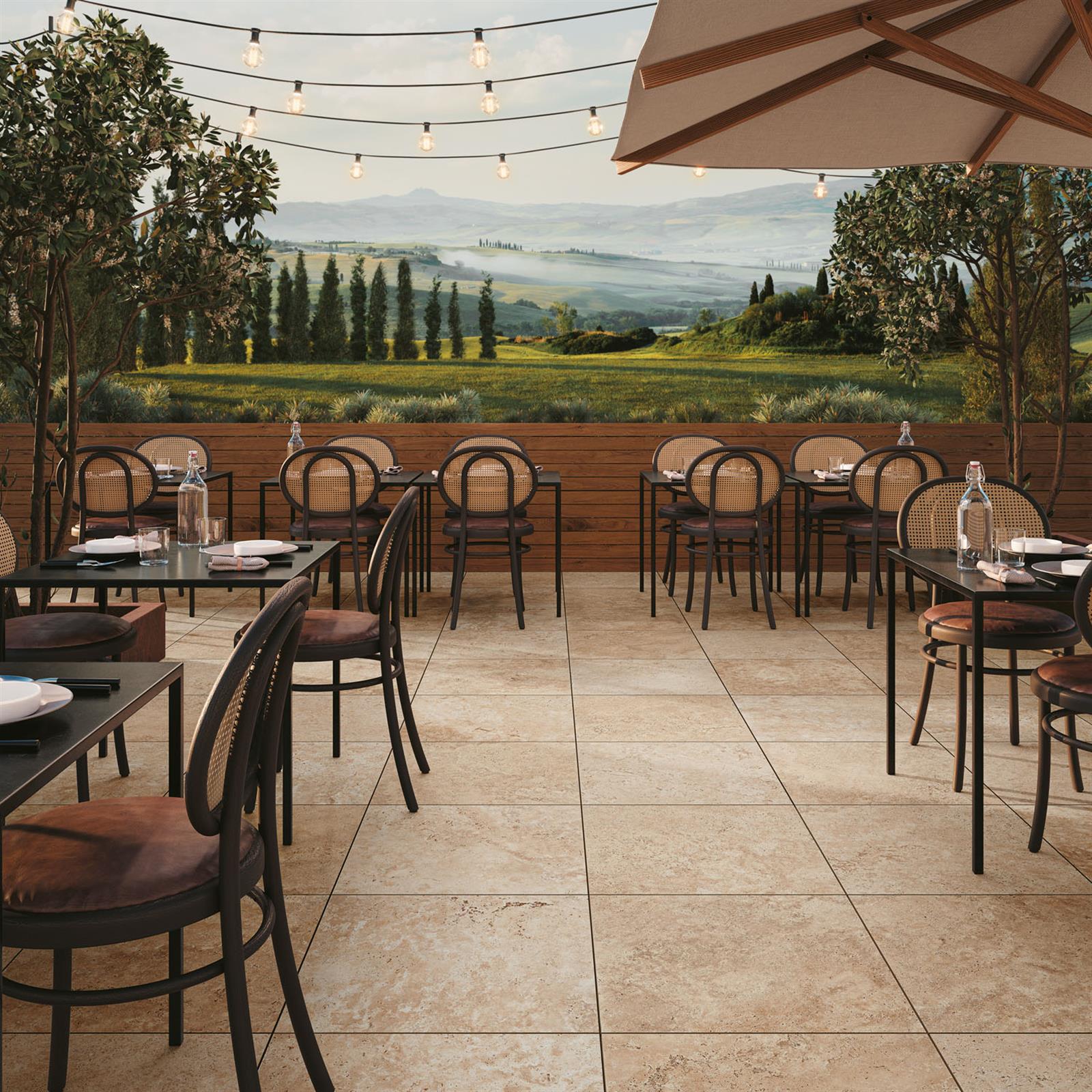 Photo de l'article NOVOCERAM  Carrelage sol ext�rieur effet  pierre TIBER 60x60 cm