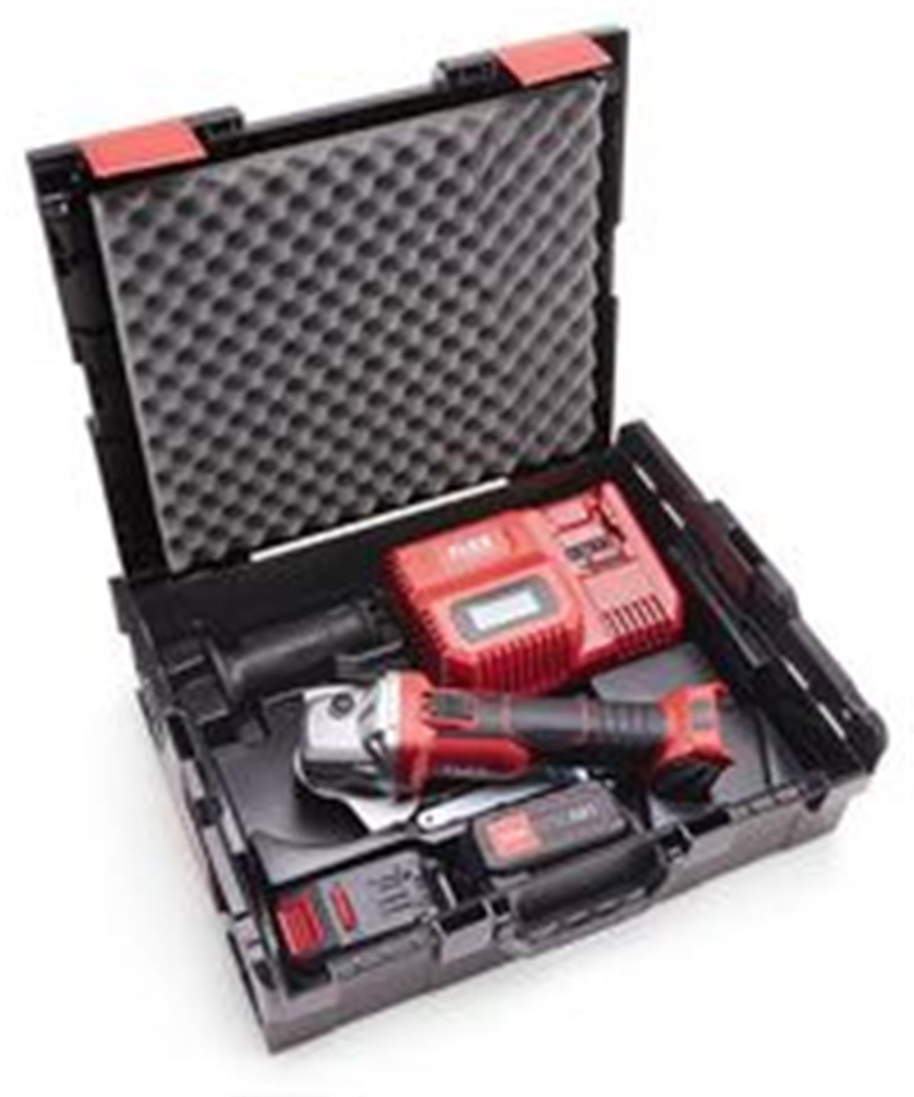 Photo de l'article FLEX  Meuleuse L125 18.0-EC KIT Power en coffret L-BOXX avec 2 batteries 5Ah +1 chargeur 