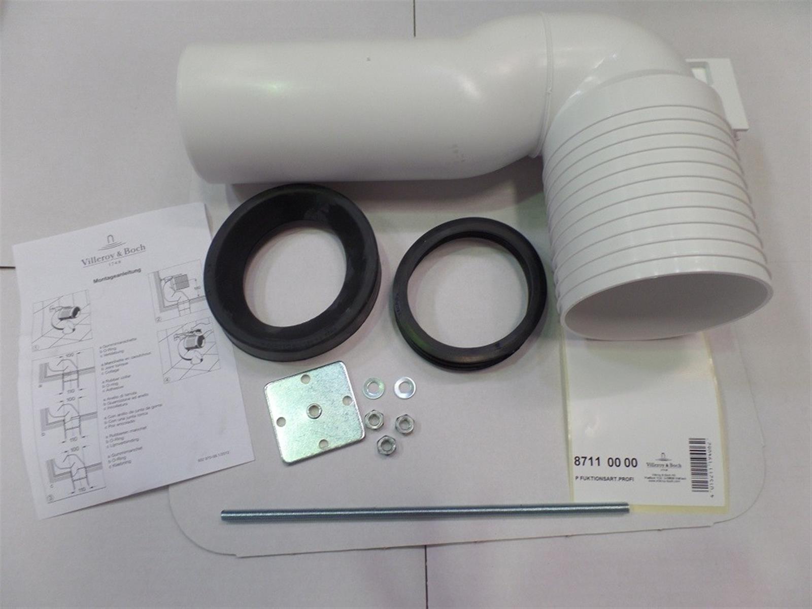 Photo de l'article VILLEROY ET BOCH Coude spcial vacuation (70  160 mm)