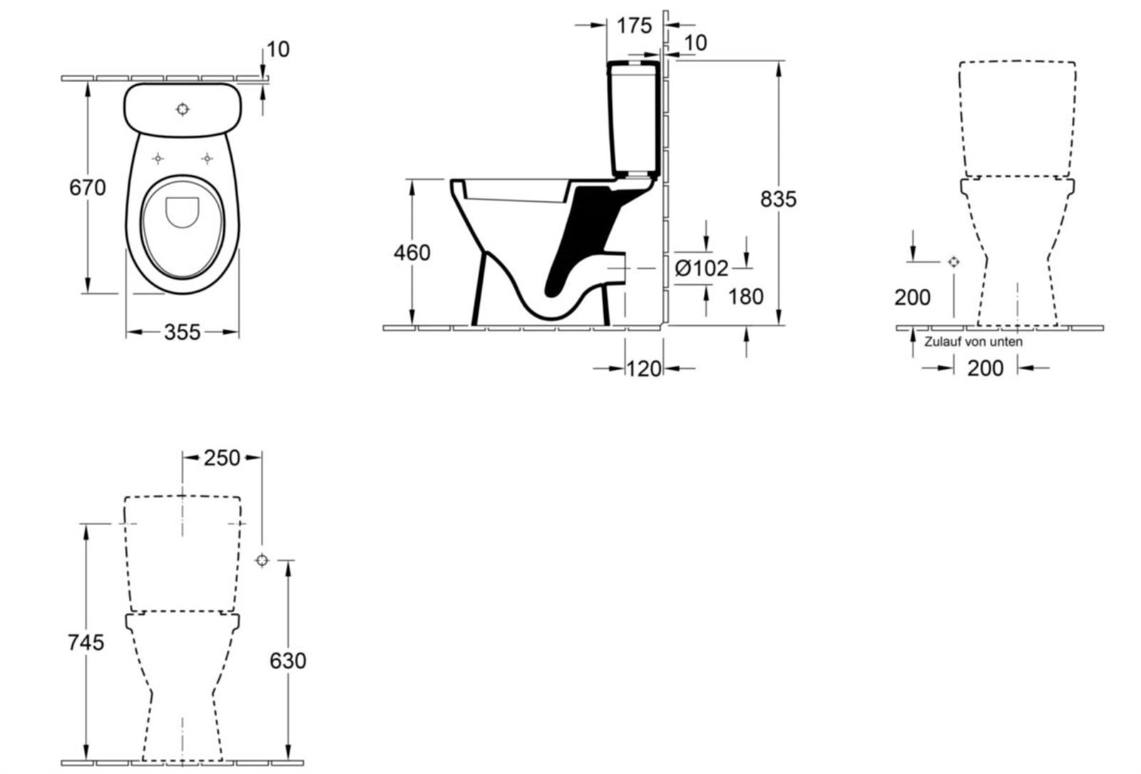 Photo de l'article VILLEROY ET BOCH Cuvette VOLTA PLUS Vita surleve