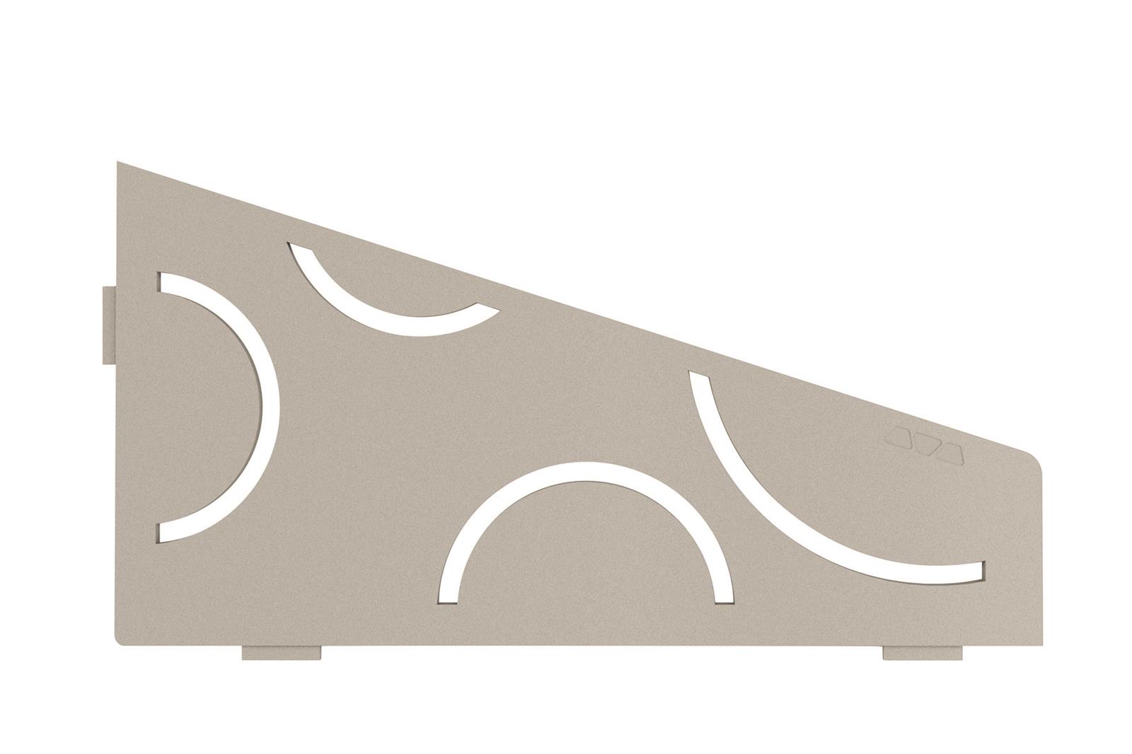 Tablette Wave Shelf E‑S1 210×210 mm – Schluter