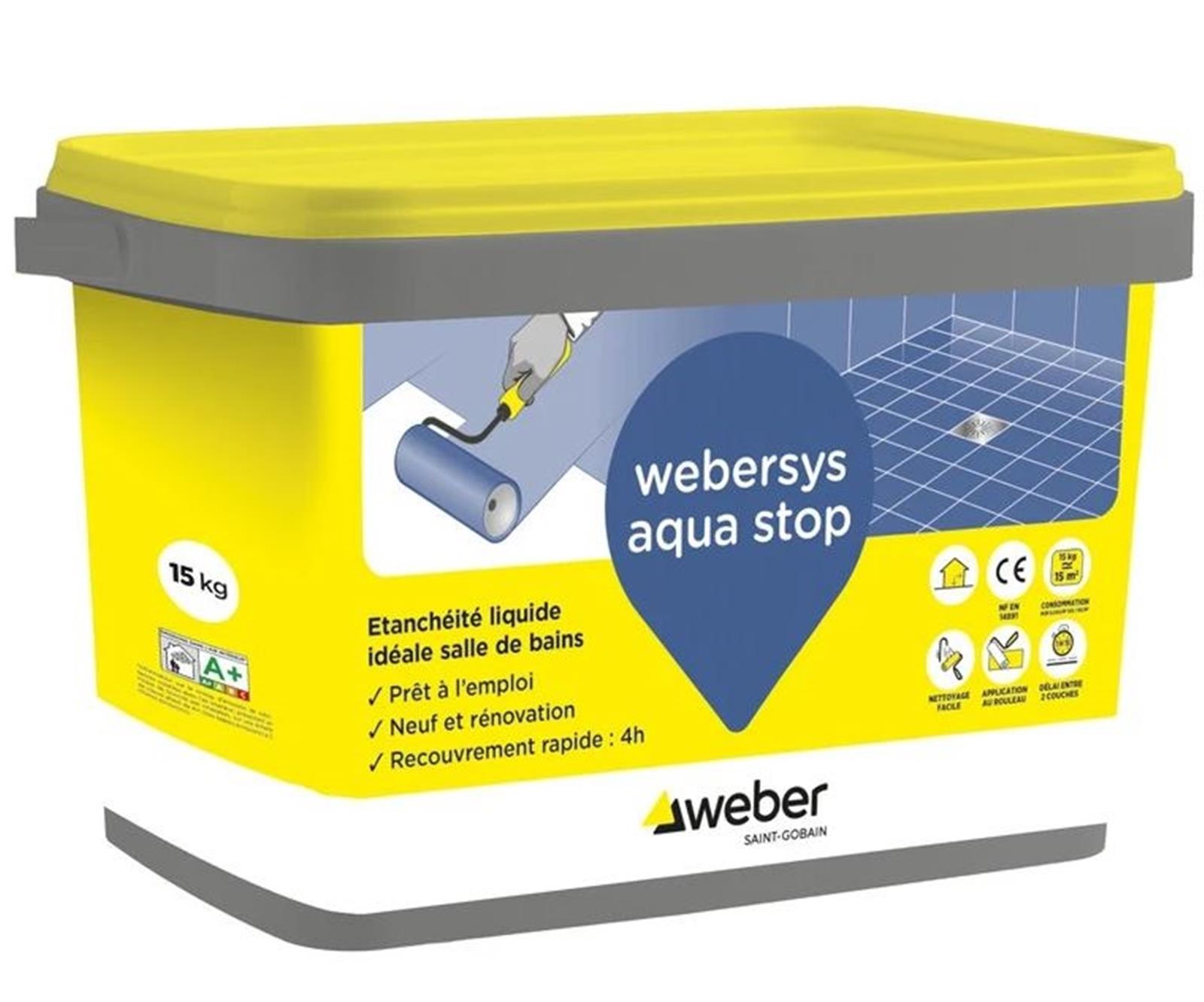 Photo de l'article WEBER Primaire d''�tanch�it� sous carrelage WEBERSYS AQUA STOP