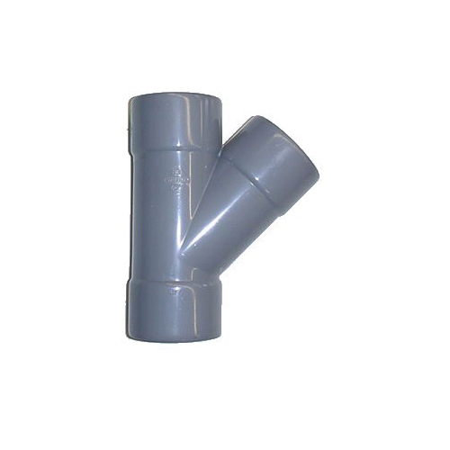 Culotte Femelle / Femelle simple PVC - 67°30 - Diamètre 100 mm