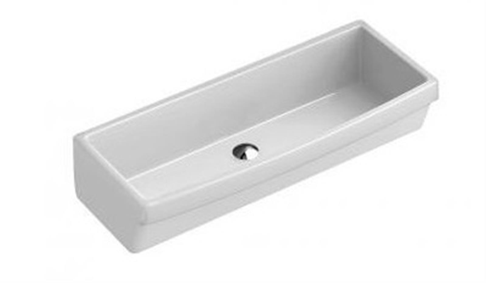 Lavabo collectif O.NOVO - lavabo sans dosseret Couleur : blanc