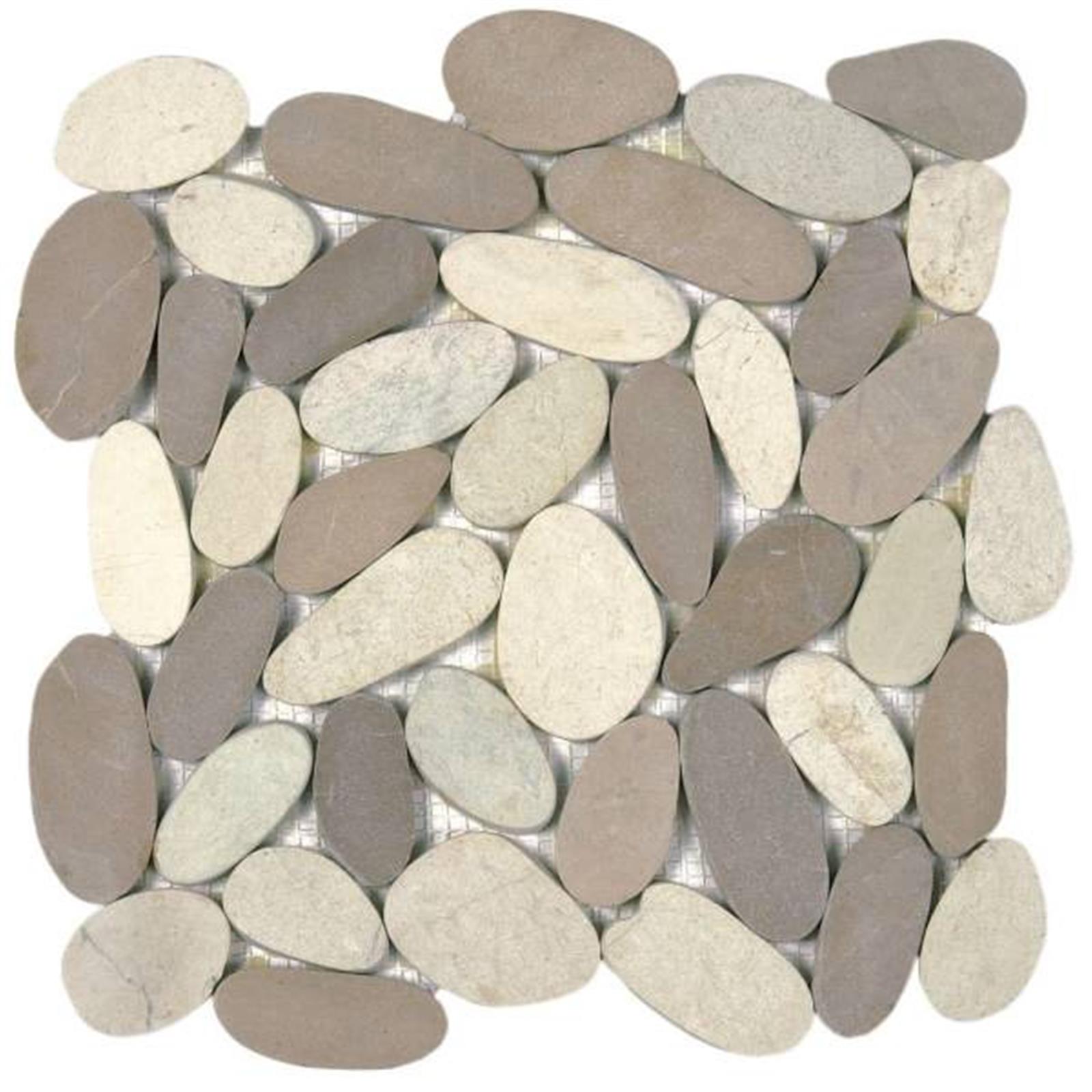 Serie+GALET+SCIE+-+30+x+30+GALET+SCIE+Blanc+Beige+XL