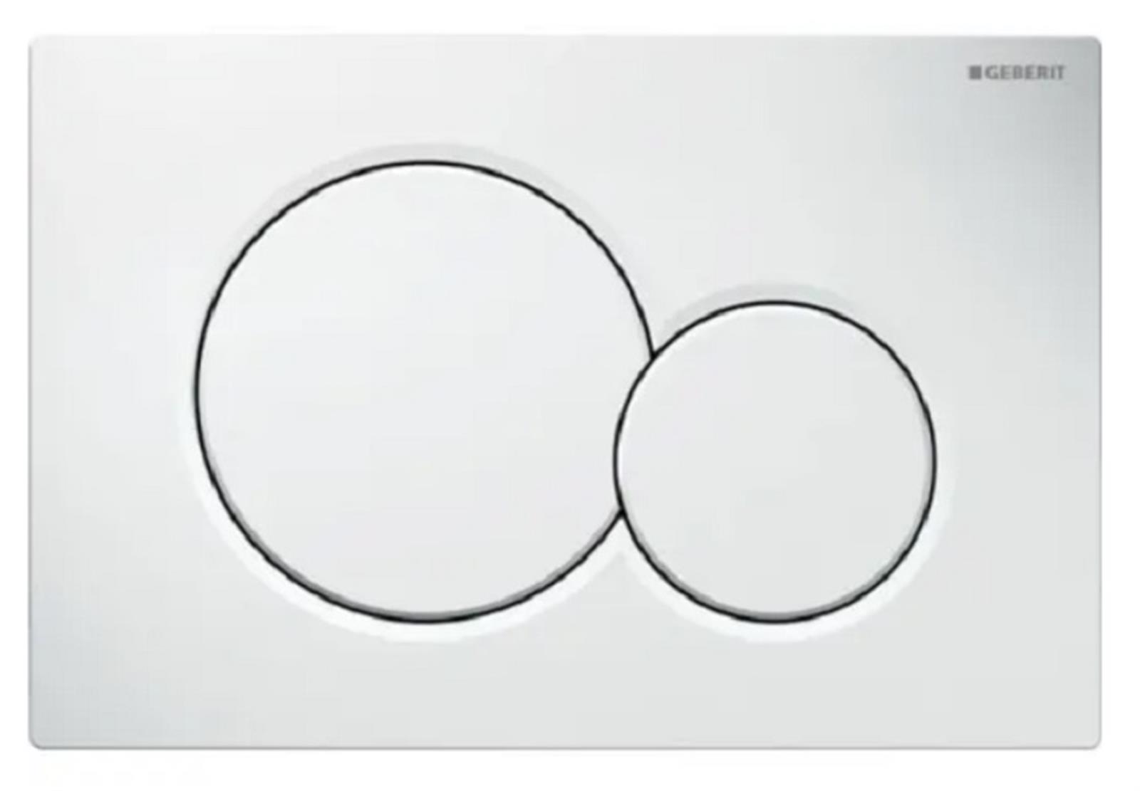 Plaque de déclenchement pour bati-support Sigma01 - Sigma 01 Blanc alpin