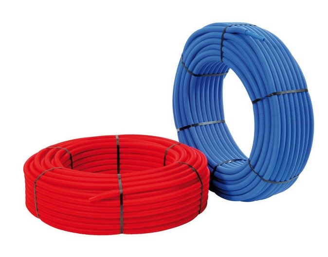 TUBE PER pré-gainé - Ø16x20mm - rouge - longueur 25ml