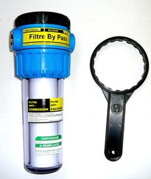 Filtre de protection contre tartre calcaire et corrosion (eau froide + eau chaude sanitaire) - Classement : A++