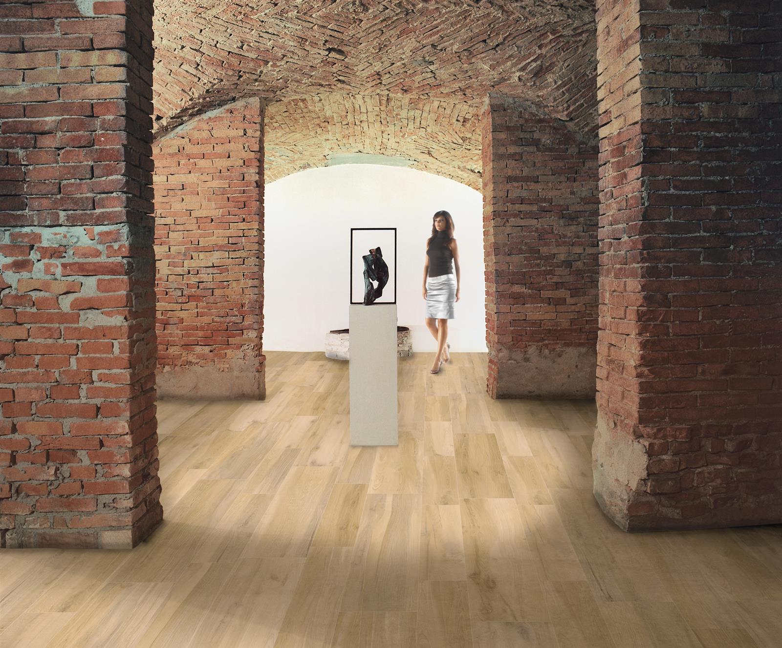 Grès cérame intérieur CARESO - 20X120 CARWOOD BOIS GRIS RECTIFIE