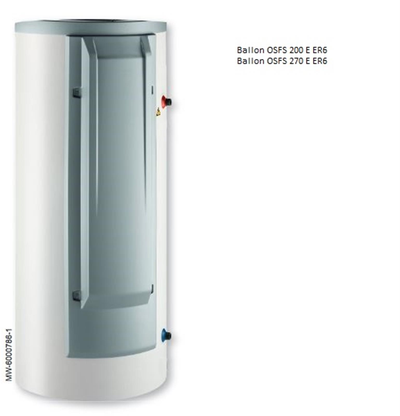 Chauffe-eau thermodynamique OSFS E ER6 - Capacité : 270L