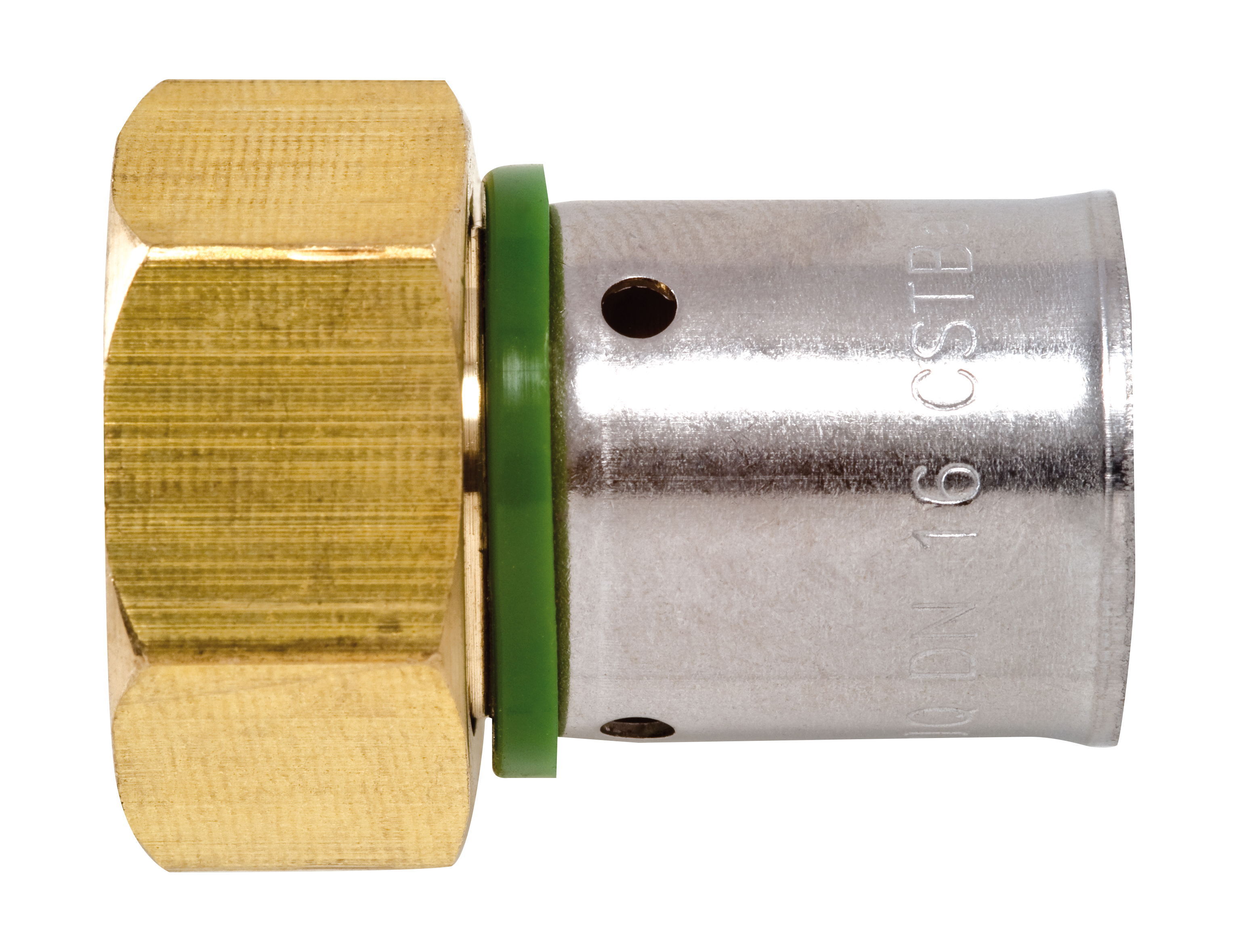 Écrou tournant PER à sertir radial - Diamètre : 16 - 3/8