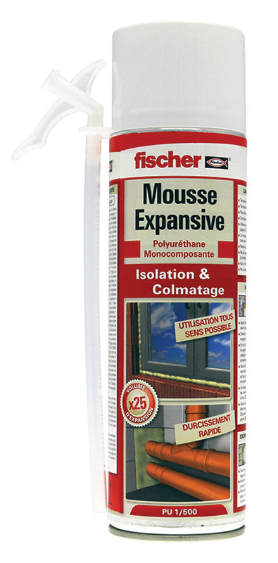 Mousse polyuréthane - Volume : 500 ml