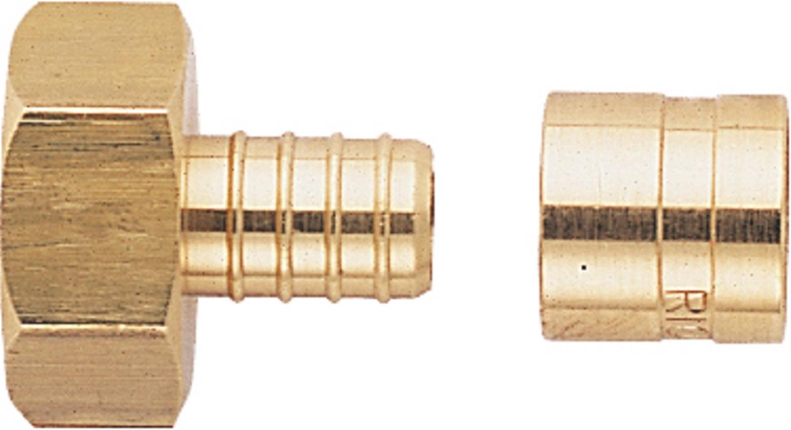 Raccord femelle fixe à glissement - Diamètre : 16 - 1/2