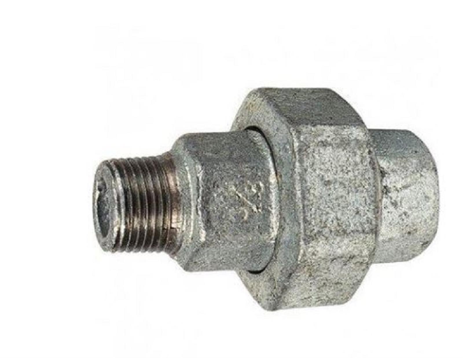 Raccord union fonte galva MF - Diamètre : 1
