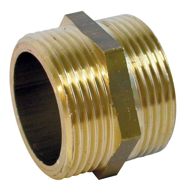 Mamelon égal laiton à visser MM - Diamètre : 1 1/2