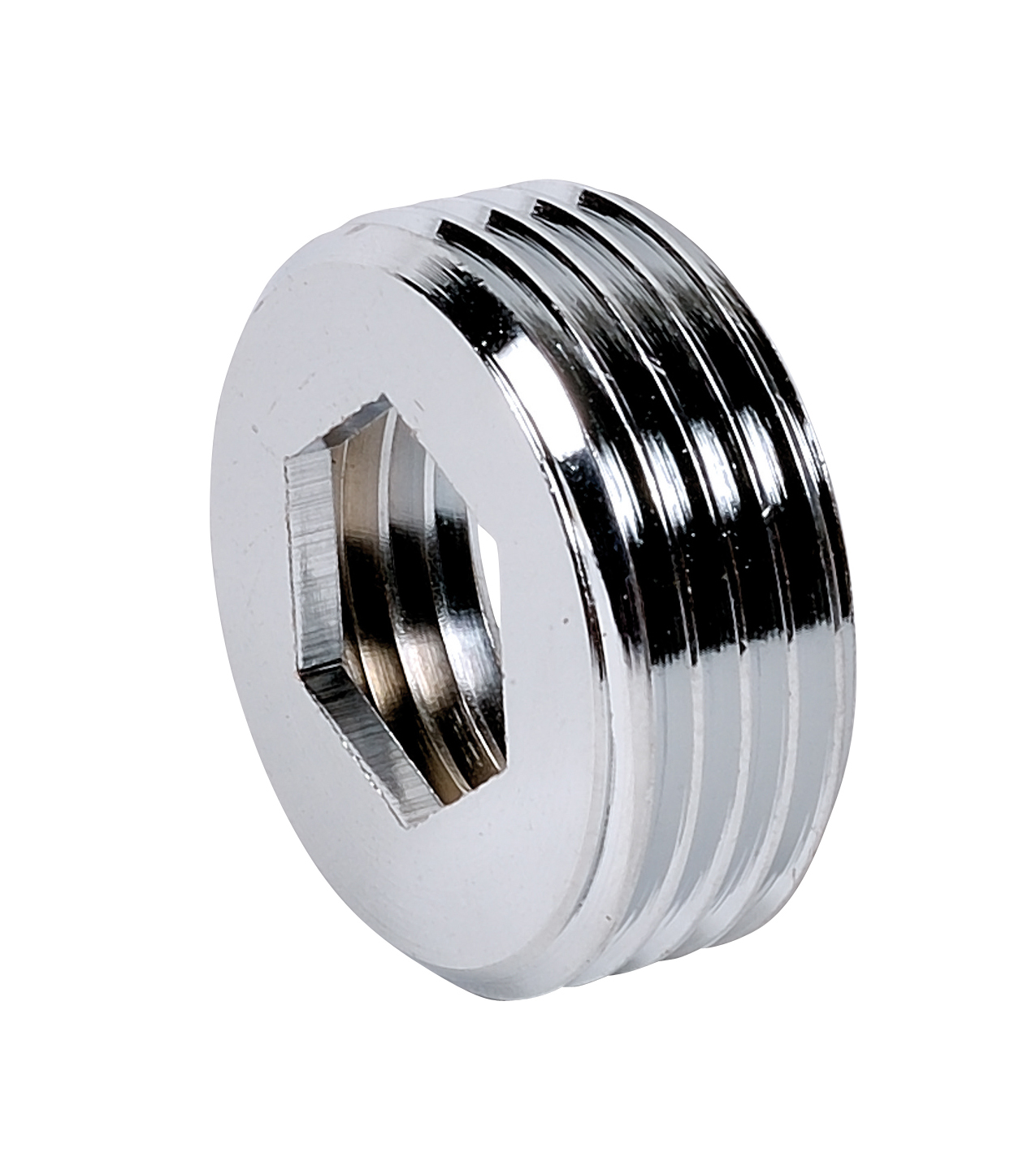 Bague de réduction laiton chromé à visser MF - Diamètre : M1/2 - F3/8