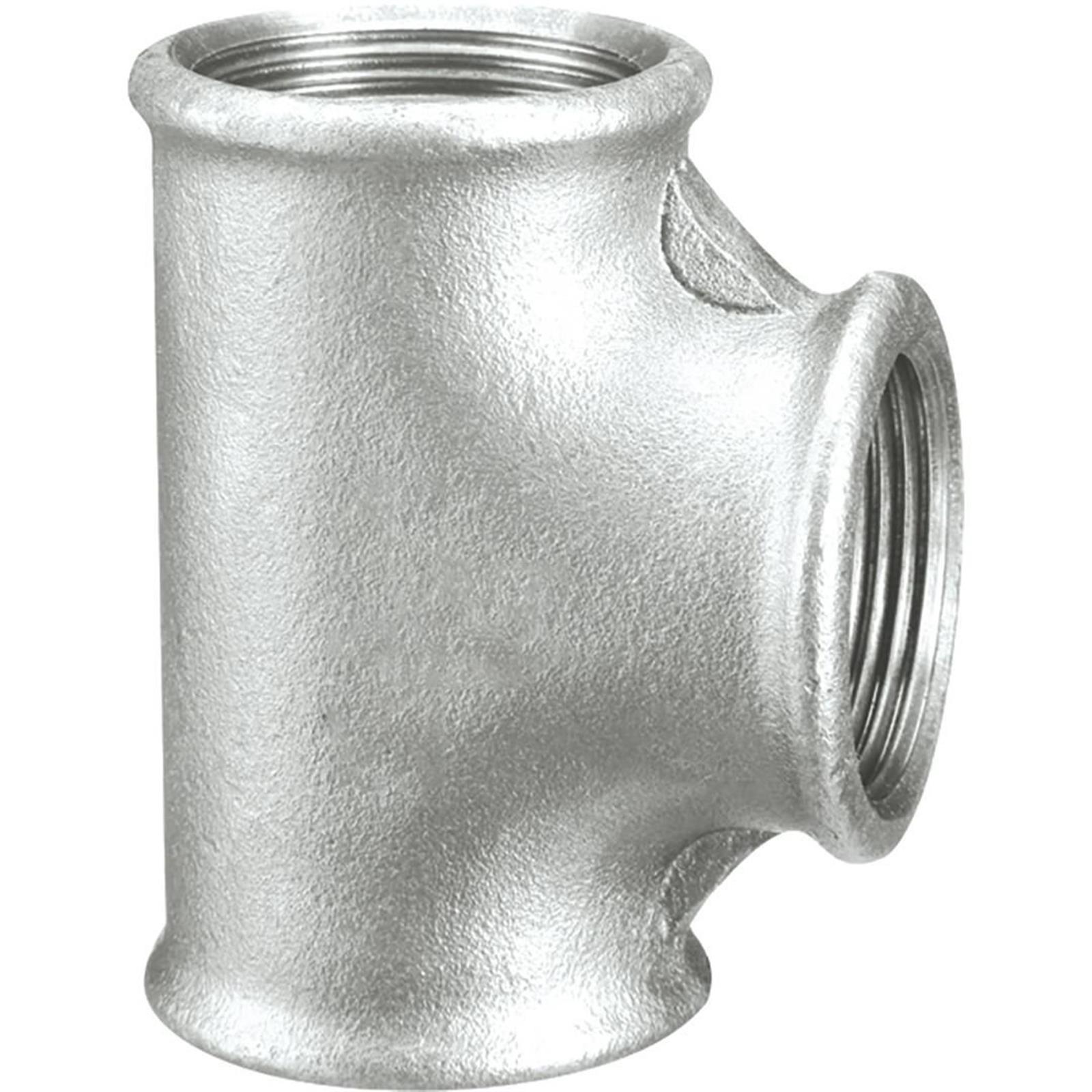 Té fonte galva FFF - Diamètre : 1 1/4