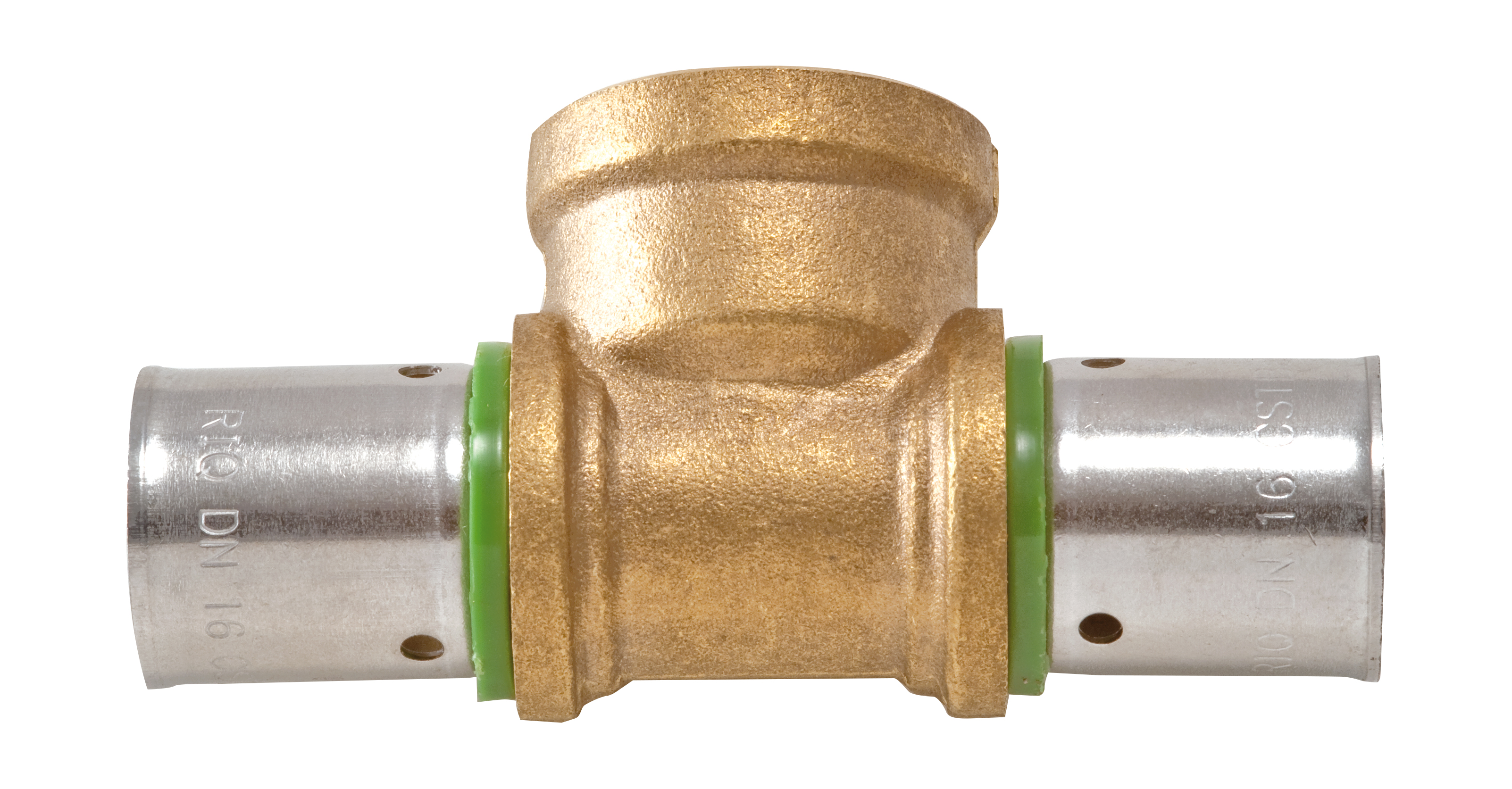 Té femelle PER à sertir radial - Diamètre : 16 - 1/2 - 16