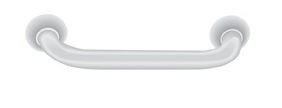 Barre d'appui droite - Longueur 400 mm - couleur blanc