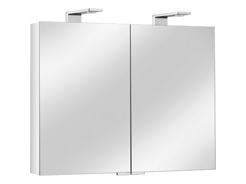 Armoire de toilette ROYAL Universe - 3 portes - Dimensions 1300 x 752 x 143 mm - Finition : argent a