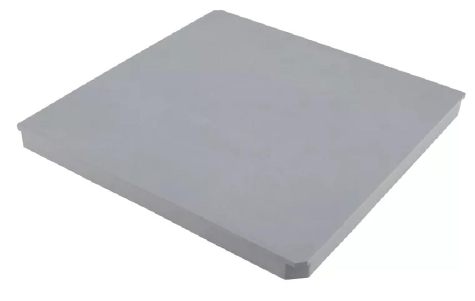 Couvercle piéton (25 x 25) - Dimensions: 25 x 25 - Gris clair
