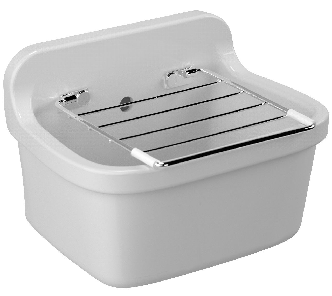 Deversoir+mural+-+Hauteur:+265+mm+-+Largeur:+430+mm+-+Profondeur:+370+mm+-+BLANC