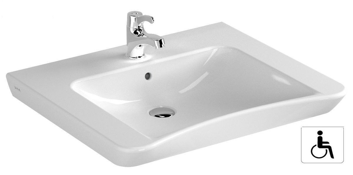 Lavabo+blanc+(PMR)+-+Dimensions+:+650+x+560+-+couleur+:+blanc