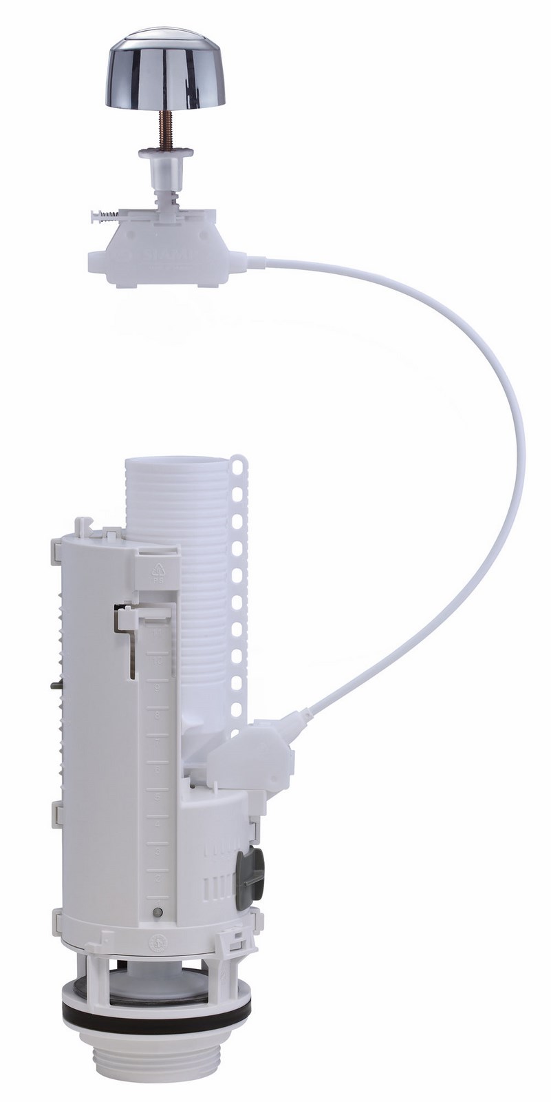 Mécanisme double volume à câble spécial rénovation - OPTIMA 50 BT D6 - compatible Ø 6 à 50 mm