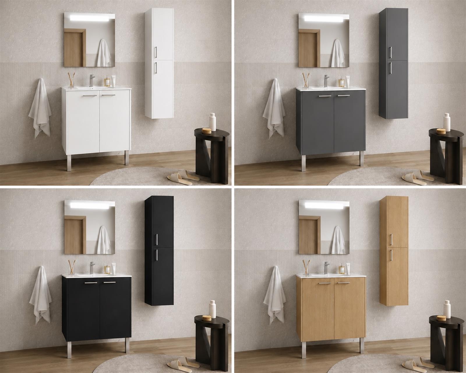 Blanc · Gris · Effet bois