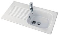 Autre photo du produit vier grs  encastrer 1 bac, 1 gouttoir, TUDOR