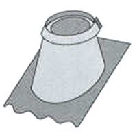 Autre photo du produit Solin et larmier embase plomb totale toit tuile pour conduit I-CUBE DPZ/DPY