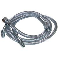 Autre photo du produit Flexible fioul - F3/8 x M1/4   bague coud 90 lg 900mm  (2 pcs)