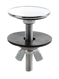 Autre photo du produit Cache trou chrom pour vier et lavabo