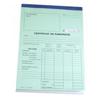 Autre photo du produit Carnet certificat annuel ramonage